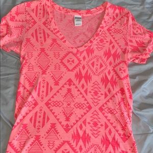 PINK patterned t shirt